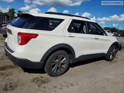 1FMSK7DH1NGA80821 — 2022 Ford Explorer, ფოტო 3, Copart, ვანდალიზმი