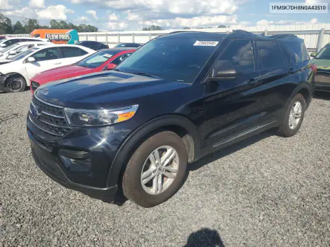 1FMSK7DH8NGA43510 — 2022 Ford Explorer, Dach, zdjęć przed naprawą