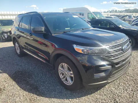 1FMSK7DH8NGA43510 — 2022 Ford Explorer, фото 4 с аукциона Copart, крыша