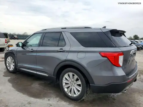 1FMSK8FH3NGB09528 — 2022 Ford Explorer, ფოტო 2, Copart, წინა ნაწილი