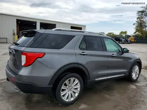 1FMSK8FH3NGB09528 — 2022 Ford Explorer, ფოტო 3, Copart, წინა ნაწილი