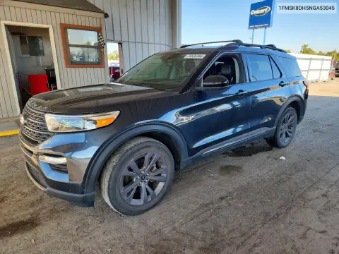 1FMSK8DH5NGA53045 Ford Explorer 2022 — Rear end damage, before-repair photo