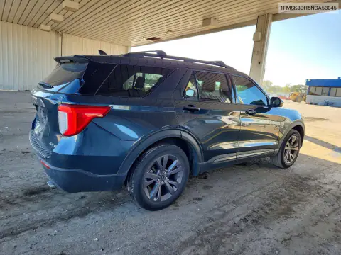 1FMSK8DH5NGA53045 — 2022 Ford Explorer, photo 3 from Copart, Rear end