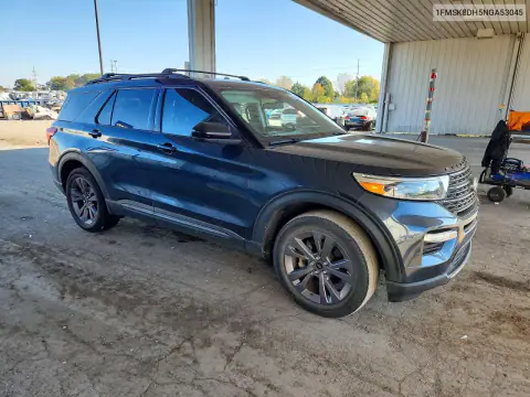 1FMSK8DH5NGA53045 — 2022 Ford Explorer, photo 4 from Copart, Rear end