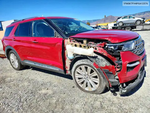 1FMSK7FH4PGA12576 — 2023 Ford Explorer, фото 4 з Copart, Передня частина