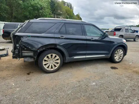 1FMSK7FH7RGA87985 — 2024 Ford Explorer, фото 3 с аукциона Copart, ЗАДНЯЯ ЧАСТЬ