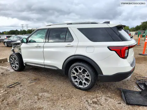 1FMWK8HC5SGC62863 — 2025 Ford Explorer, foto 2 de Copart, Parte delantera