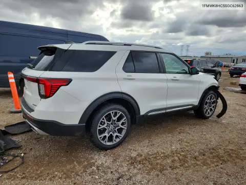 1FMWK8HC5SGC62863 — 2025 Ford Explorer, foto 3 de Copart, Parte delantera