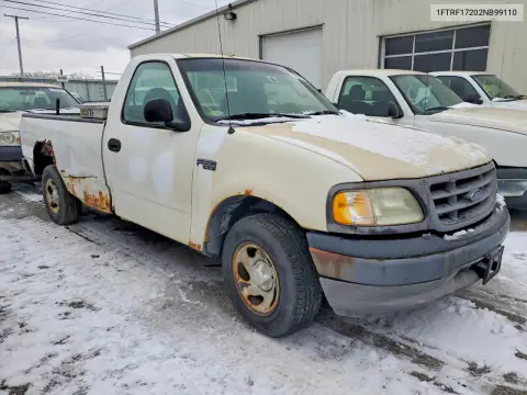 2002 Ford F150 VIN 1FTRF17202NB99110 фото 4