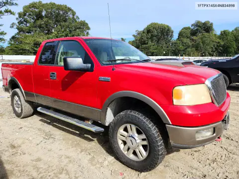 2004 Ford F150 VIN 1FTPX145X4NB34898 фото 4