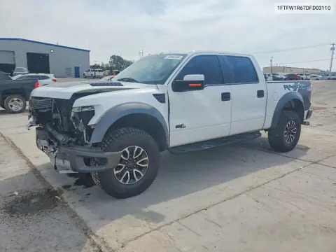 2013 Ford F150 Svt Raptor VIN 1FTFW1R67DFD03110 фото 1