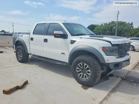 2013 Ford F150 Svt Raptor VIN 1FTFW1R67DFD03110 фото 4