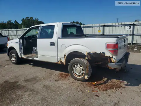 1FTFW1CF4DKE59623 — 2013 Ford F-150, photo 2 from Copart 21.10.2026, Side