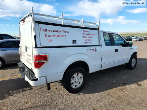 2013 Ford F150 Super Cab VIN 1FTFX1CF8DKF96285 фото 3