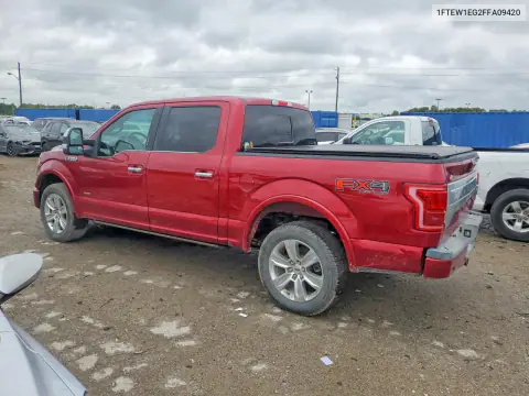 2015 Ford F150 Supercrew VIN 1FTEW1EG2FFA09420 фото 2