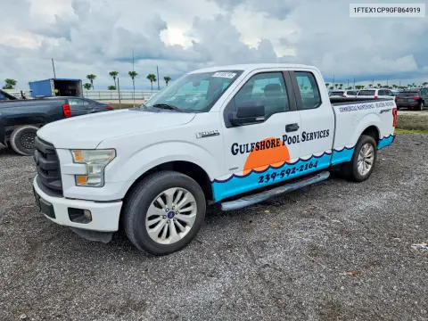 1FTEX1CP9GFB64919 — 2016 Ford F-150, Боковая часть, фото до ремонта