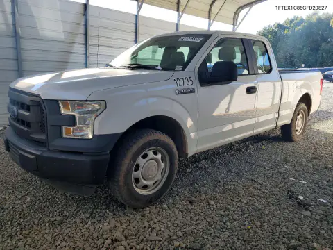 2016 Ford F150 Super Cab VIN 1FTEX1C86GFD20827 фото 1