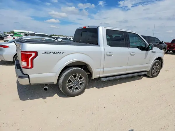 1FTEW1CP2GKF70390 — 2016 Ford F-150, photo 3 from Copart, Hail