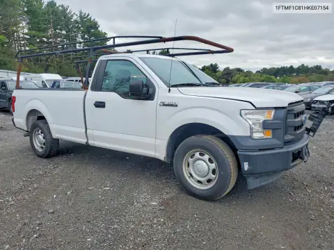 1FTMF1C81HKE07154 — 2017 Ford F-150, zdjęcie 4 z Copart, Przód