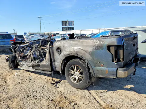 2017 Ford F150 Supercrew VIN 1FTEW1EF2HFC05867 фото 2