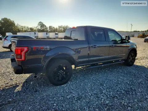 1FTFW1EF2HFA94113 — 2017 Ford F-150, ფოტო 3, Copart, უკანა ნაწილი