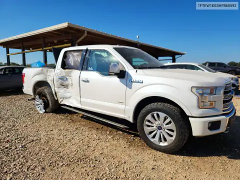 1FTEW1EG3HFB60592 — 2017 Ford F-150, photo 4 from Copart 28.10.2026, Side