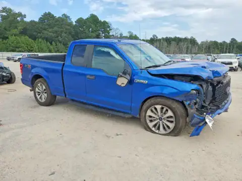 1FTEX1EP4JFA57703 — 2018 Ford F-150, photo 4 from Copart, Front end
