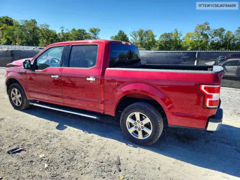 2018 Ford F150 Supercrew VIN 1FTEW1C50JKF86609 фото 2