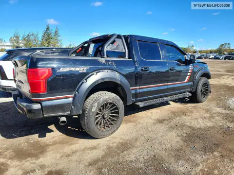 1FTEW1E54JFD06308 — 2018 Ford F-150, photo 3 from Copart, Front end