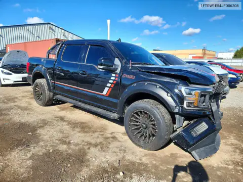 1FTEW1E54JFD06308 — 2018 Ford F-150, photo 4 from Copart, Front end
