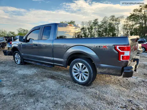 1FTEX1EP6JFA40689 — 2018 Ford F-150, ფოტო 2, Copart, წინა ნაწილი