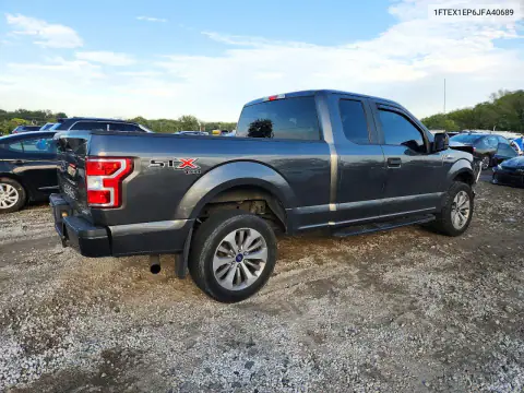 1FTEX1EP6JFA40689 — 2018 Ford F-150, ფოტო 3, Copart, წინა ნაწილი