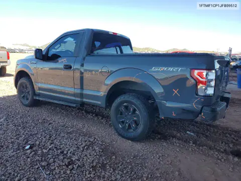 1FTMF1CP1JFB59512 — 2018 Ford F-150, фото 2 с аукциона Copart 27.10.2026, БОКОВАЯ ЧАСТЬ