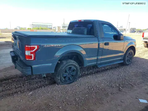 1FTMF1CP1JFB59512 — 2018 Ford F-150, фото 3 с аукциона Copart 27.10.2026, БОКОВАЯ ЧАСТЬ