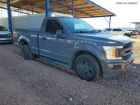 1FTMF1CP1JFB59512 — 2018 Ford F-150, фото 4 с аукциона Copart 27.10.2026, БОКОВАЯ ЧАСТЬ