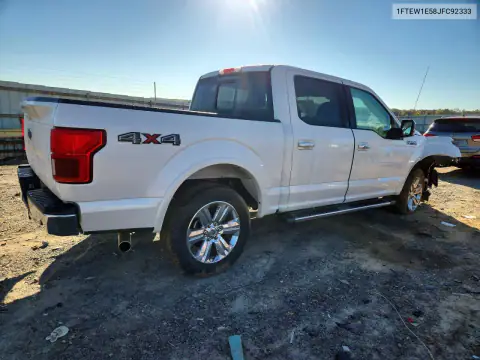 1FTEW1E58JFC92333 — 2018 Ford F-150, photo 3 from Copart, Front end