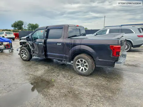 1FTEW1CP8KFA92834 — 2019 Ford F-150, photo 2 from Copart 27.10.2026, Side