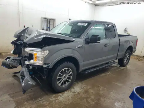 1FTEX1EPXLFA47826 Ford F-150 2020 — uszkodzenie Przód, zdjęcie przed naprawą