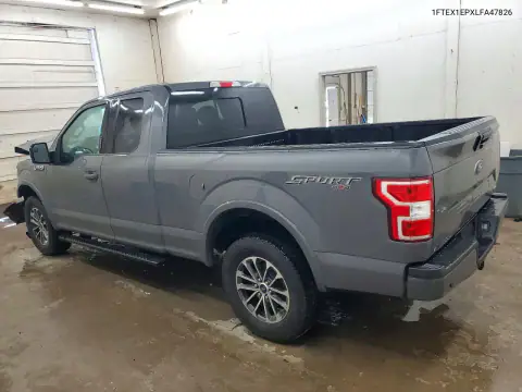 1FTEX1EPXLFA47826 — 2020 Ford F-150, zdjęcie 2 z Copart, Przód
