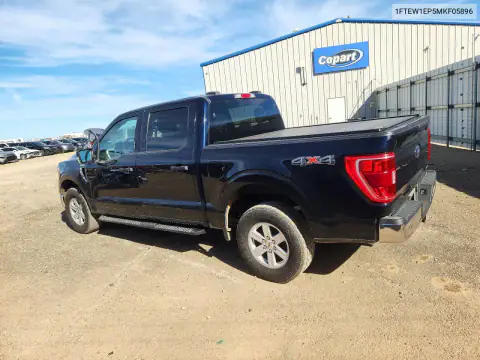 1FTEW1EP5MKF05896 — 2021 Ford F-150, фото 2 с аукциона Copart 15.10.2026, Механические повреждения
