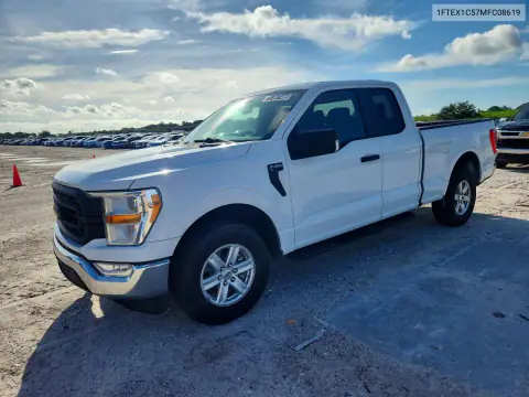 1FTEX1C57MFC08619 — 2021 Ford F-150, Механические повреждения, фото до ремонта