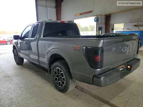 1FTEX1EP7NKD61606 — 2022 Ford F-150, photo 2 from Copart, Front end