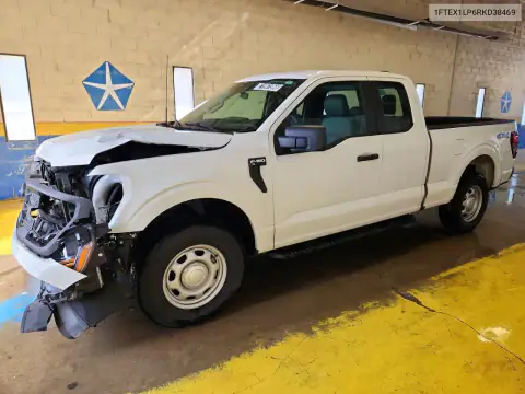 1FTEX1LP6RKD38469 — 2024 Ford F-150, Передняя часть, фото до ремонта