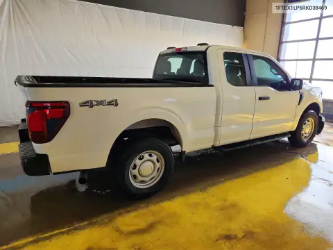 1FTEX1LP6RKD38469 — 2024 Ford F-150, фото 3 с аукциона Copart 19.10.2026, Передняя часть