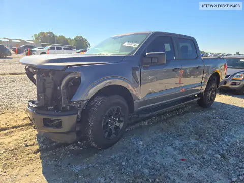 1FTEW2LP0SKE19403 — 2025 Ford F-150, Parte delantera, fotos antes de reparar