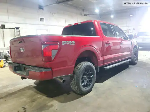 1FTEW3LP3TFB66190 — 2026 Ford F-150, foto 3 de Copart, Parte delantera