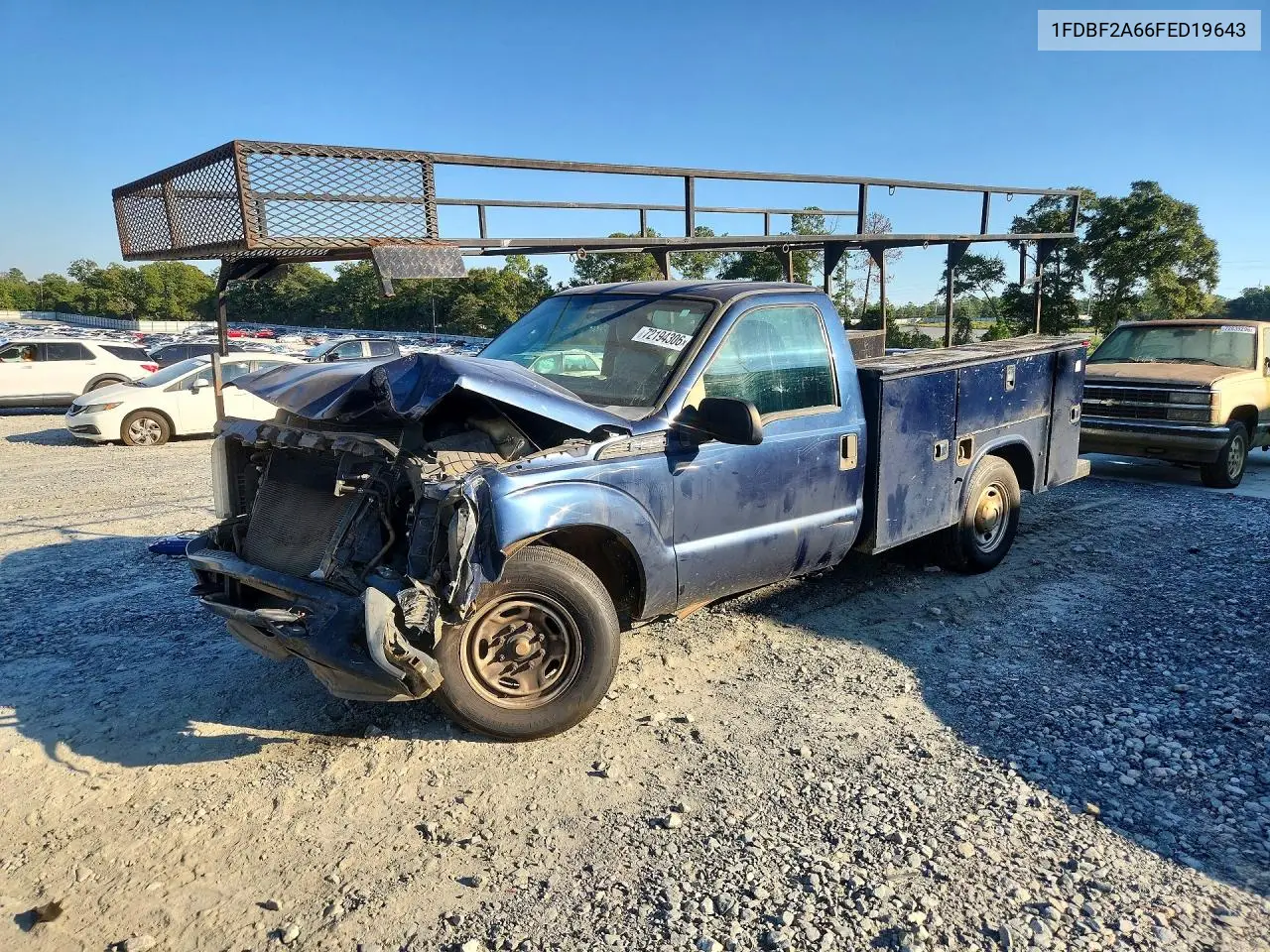 2015 Ford F250 Super Duty VIN 1FDBF2A66FED19643 фото 1