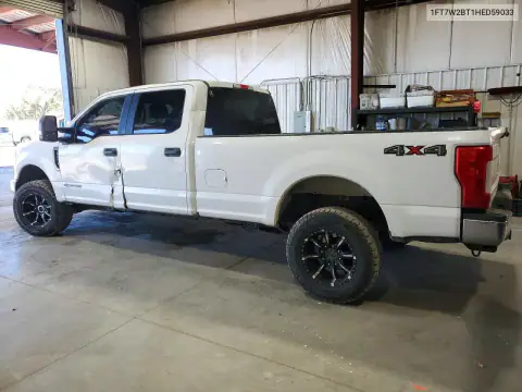 1FT7W2BT1HED59033 — 2017 Ford F250, photo 2 from Copart, Hail