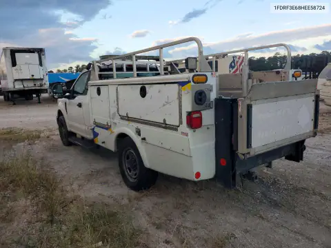 1FDRF3E68HEE58724 — 2017 Ford F350, фото 2 с аукциона Copart 20.10.2026, Естественный износ