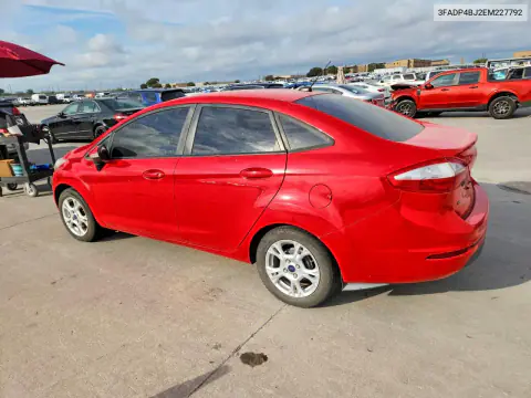 2014 Ford Fiesta Se VIN 3FADP4BJ2EM227792 фото 2